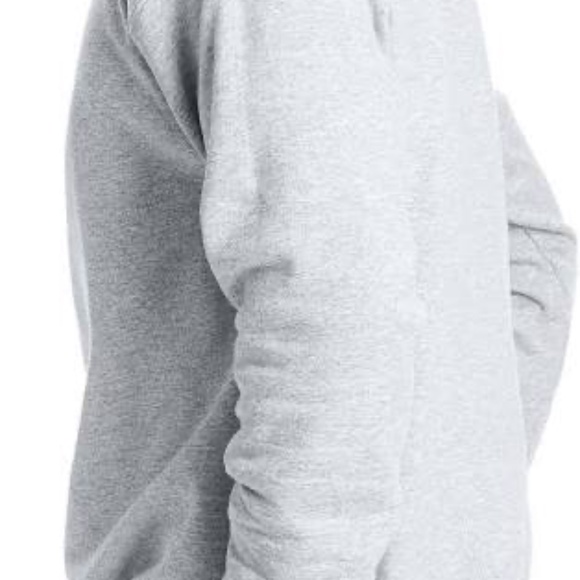 Hanes Men’s Fleece Pullover Sweatshirt XL Ash Gray Crewneck NWT - Picture 4 of 5